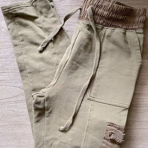 Army Green fabletics Cargo Sweatpants